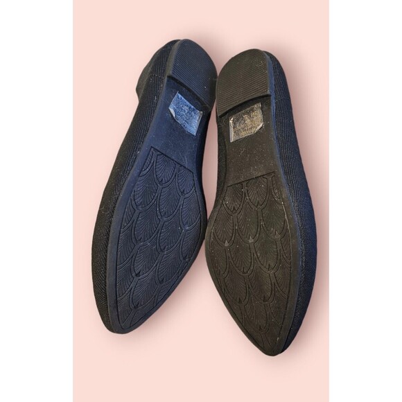 Jelly Pop Maryanne Flat Black 7.5 M WOMENS SHOES MEMORY FOAM INSOLE ALMOND SHAPE - Picture 3 of 6